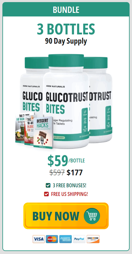 GlucoTrust Bites -  90-day – order now